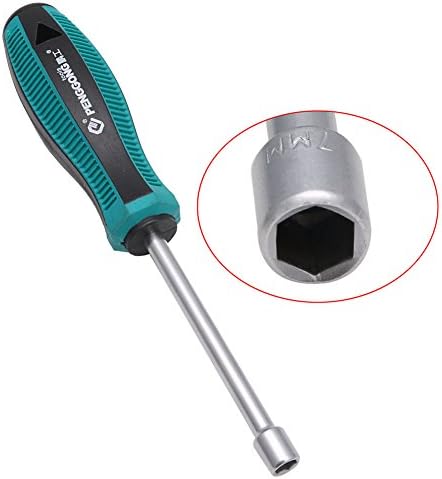 Mimgo Store Metal Socket Driver Wrench Screwdriver Hex Nut Key Nutdriver Hand Tool 3mm-14mm (7.0mm)