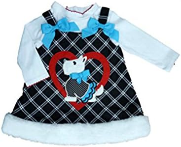 Cute Girls Scottie Jumper, Size 18M