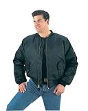 Rothco Ultra Force MA-1 Flight Jacket - Black