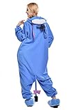 Newcosplay Polar Fleece Onesies Pajamas (XL, Donkey)