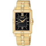 Seiko Mens Dress Gold-Tone Watch #SKK668 by Seiko