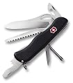 Victorinox Swiss Army One-Hand Trekker Lockblade Pocket Knife (Black)