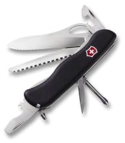 Victorinox Swiss Army One-Hand Trekker Lockblade Pocket Knife (Black)