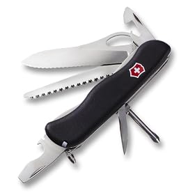 Victorinox Swiss Army One-Hand Trekker Lockblade Pocket Knife (Black) by Victorinox