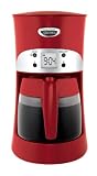Hamilton Beach Eclectrics 40112 All-Metal 12-Cup Coffeemaker, Moroccan Red