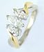 14K Two Tone Gold 1.00 ctw Diamond Ring
