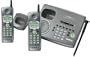 Uniden TRU-4465-2 2.4 GHz DSS Cordless Phone with Caller ID, Speakerphone, and Additional Handset