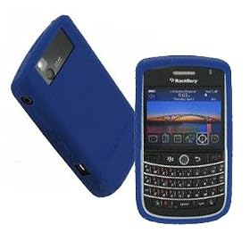 Blue Silicone Skin Case for Blackberry Tour /Niagara 9630/9030 (Verizon)