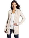 Christopher Fischer 100% Cashmere Women's Long Sleeve Hooded Open Cardigan