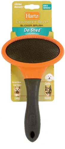 Dog Grooming Brushes:Hartz Groomer's Best Slicker Dog Brush