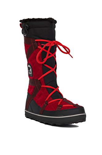 Sorel Women's Glacy Explorer Cold Weather Boot, Red Dahlia, 7.5 M US