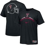 Nike Texas Tech Red Raiders Black 2008 Practice T-shirt
