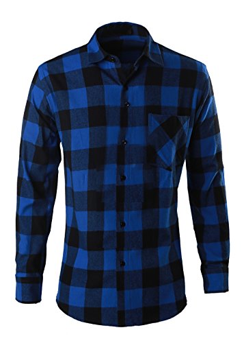 Generic Men's Buffalo Plaid Flannel Shirt ¡­