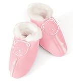 Kiddopotamus Booties Low Top Baby Boots (Pink - Small)