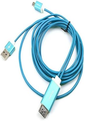 LaYeTi Aluminium Micro USB 1080P MHL to HDMI TV AV Video Cable Adapter for Galaxy S3/SIII/i9300 S4/i9500 Note2/N7100 Note3 Blue
