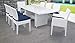 TK Classics MIAMI-DTREC-KIT-6ADC2DCC-GREY Miami Dining Set, Navy