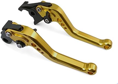 Hot-sales CNC Motorcycle Short (146mm) Brake &amp; Clutch Levers Gold for Yamaha FZ1 FAZER/GT 2006 2007 2008 2009 2010 2011 2012 (Y-688/F-16)