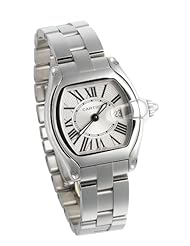 Cartier Womens W62016V3 Roadster Stainless Steel Watch
