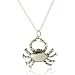 Sterling Silver Zodiac Cancer Sign Pendant