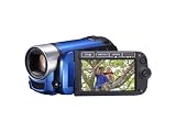Canon LEGRIA FS406 Camcorder - Blue (37x Optical Zoom, 2.7 inch Widescreen LCD)