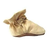 Baby Cotton Soft Sole Shoes, Natural (infant to toddler)