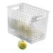 InterDesign 13 by 9 by 10 Modulon X/4 Storage System, Clear