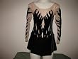 Black "Fire" Skating Dress