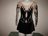 Black Fire Skating Dress