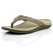 Orthaheel Mens/Womens Wave Sandals (Mens 7 Womens 8, Khaki)