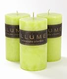 ILLUME Pineapple Cilantro 2x3 Pillar Candle