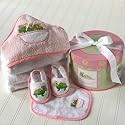 Baby Aspen Tillie the Turtle 4 Piece Box Bath Time Gift Set