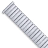 Men's Expansion Stretch Watch Band - Silver (fits 16mm to 21mm)