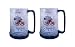 New England Patriots 2 Pack Crystal Mugs - NFL Football