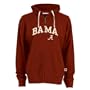 Alabama Crimson Tide Women's Fan Cheer Full Zip Hooded Sweatshirt (Large)