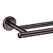 Gatco 4254 Latitude II 24-Inch Double Towel Bar, Burnished Bronze