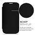 kwmobile Practical and chic FLIP COVER case for Samsung Galaxy Grand Neo / Grand Duos in Black