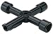 Draper 65393 4 Way Plumbing Utility Key