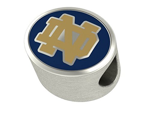 Notre Dame Fighting Irish Bead Fits All Beaded Charm Bracelets