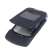 Silicon Skin Black - Motorola Razr V3, V3c, V3i