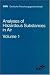 Book Analyses of Hazardous Substances in Air, Volume 1