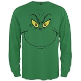 Dr. Seuss - Grinch Face Long Sleeve