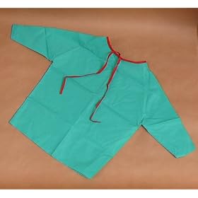 Toddlers Art and Craft Apron in Green