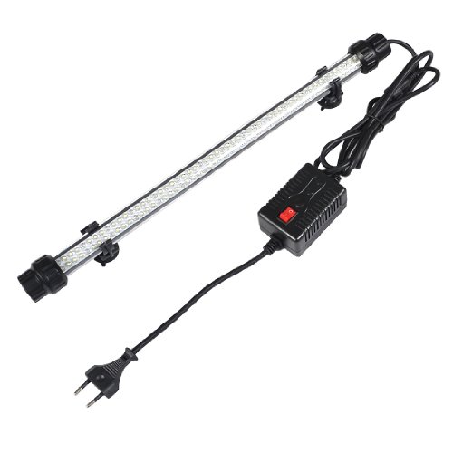 Como White Blue Light 112 LEDs 4W Aquarium Lighting Underwater Lamp w Adapter Como White Blue Light 112 LEDs 4W Aquarium Lighting Underwater Lamp w Adapter