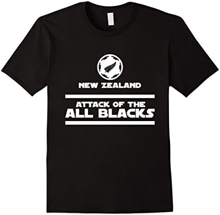 Men's New Zealand Rugby Shirt - Rugby Team Shirt 2XL Black