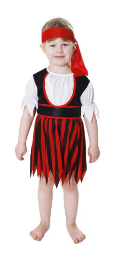 Pirate Girl Costume Toddler Age 3 