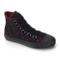Demonia Sneaker Sterne rot