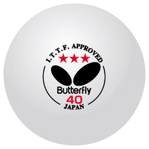 Butterfly 3 Star White Table Tennis Balls 144 Pack MiroslavKazanan
