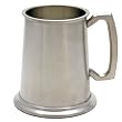 Glass Bottom Pewter Tankard