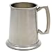 Glass Bottom Pewter Tankard