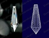 38mm Crystal Icicle U-Drop Pencil Crystals #432-38